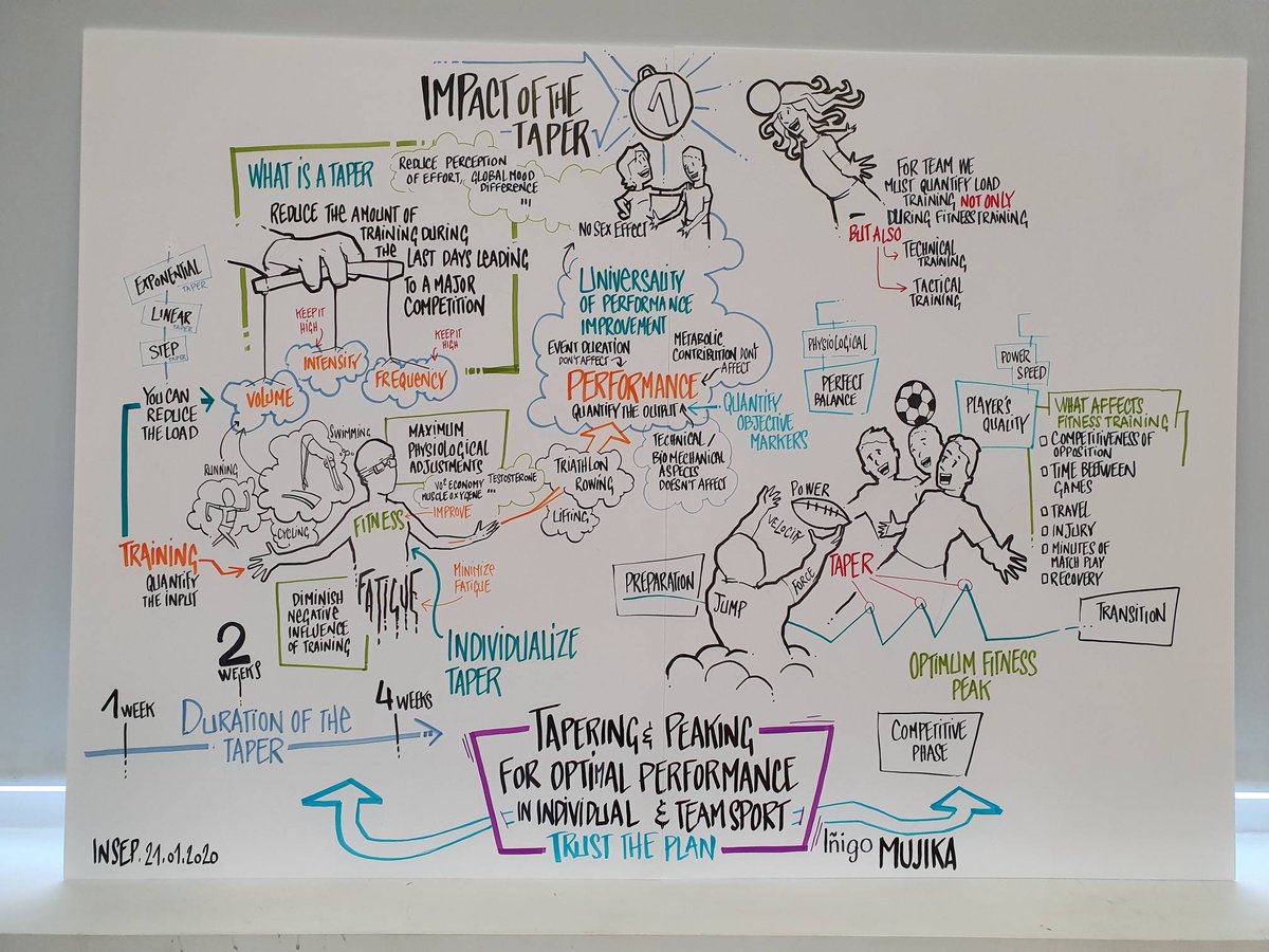 Great summary of my #taper lecture @INSEP_PARIS captured on the fly by <a href="/yannchapus/">Yannchapus</a>