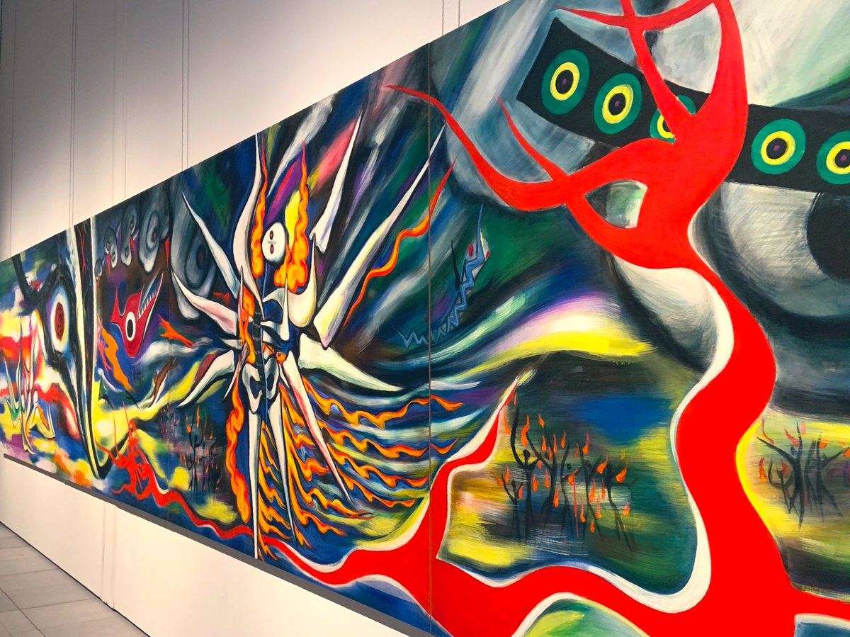 おまり エネルギー大爆発の 岡本太郎展 Opam Opam へ遠足 明日への神話を前にすると爆圧で思考が吹っ飛んで何も考えられないけど 相変わらずピカソのゲルニカが頭をよぎる 岡本太郎 おまり エネルギー大爆発の 岡本太郎展 Opam Opam へ遠足 明日への神話を前にすると爆圧で思考が吹っ飛んで何も考えられないけど 相変わらずピカソのゲルニカが頭をよぎる 岡本太郎