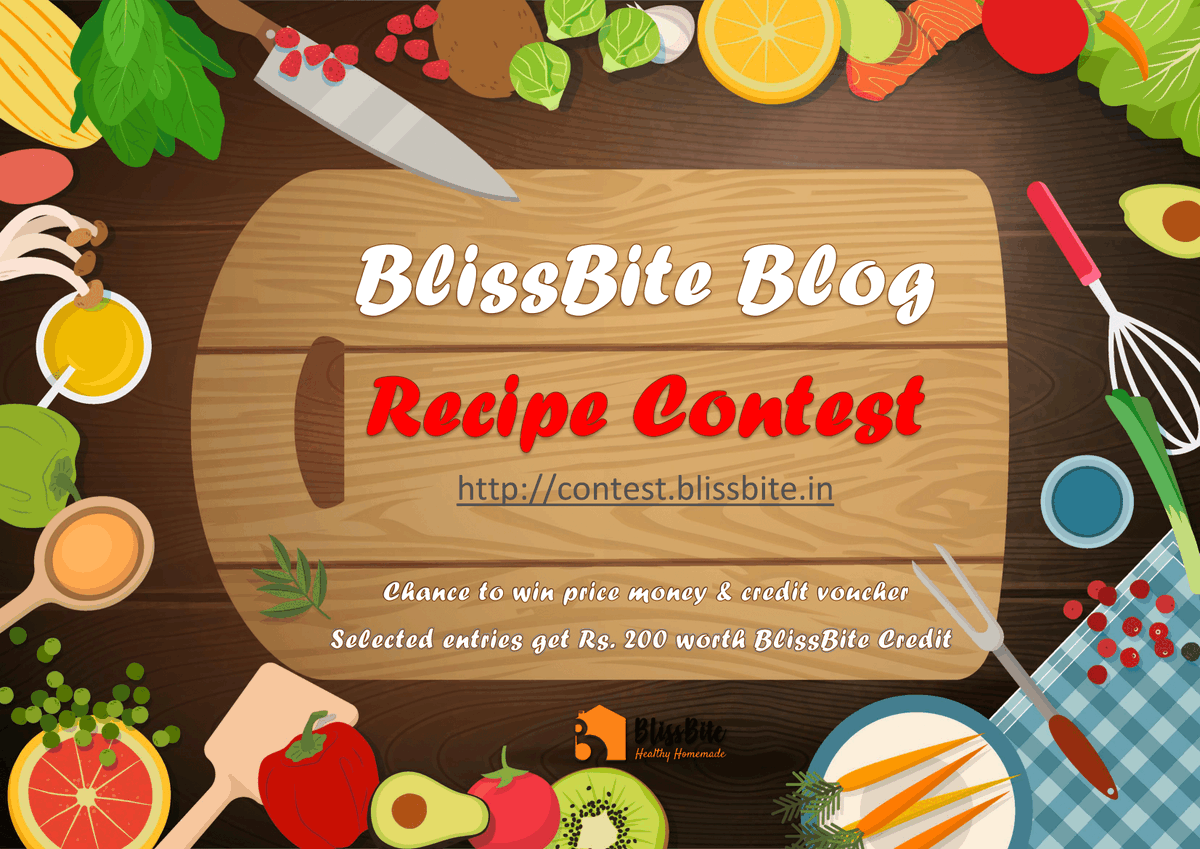 BlissBite's tweet photo. Hi, foodies!! Do share your food experiences on blog contest and win delicious prizes #BlissBite #blog #recipe #contest 
https://t.co/fR6SSYISYs https://t.co/zQCQsu8Xri