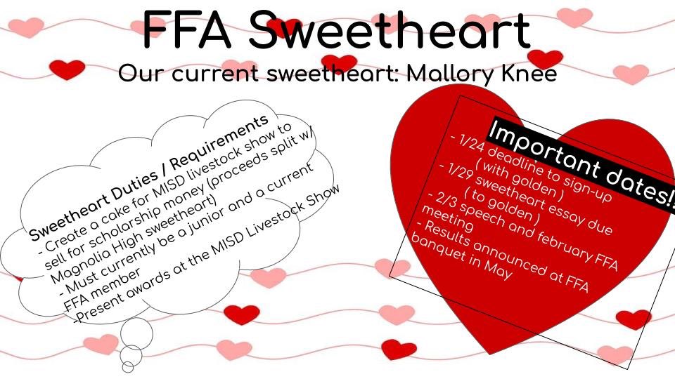 MagnoliaWestFFA's tweet photo. Juniors-sign up by Friday! https://t.co/TqgXbiGkj3