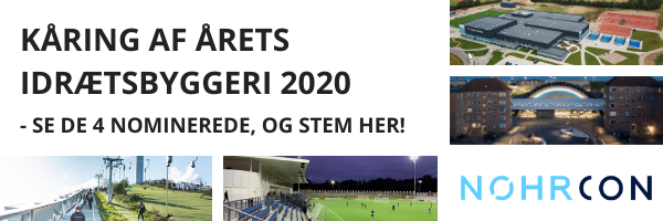 Nohrcon's tweet photo. Se de nominerede til "Årets idrætsbyggeri 2020" og stem på dit favoritprojekt frem til d. 20/2:
https://t.co/1QJXCaJWaG

Vinderen annonceres på Nohrcons temadag "Fremtidens idrætshaller og sportsfaciliteter" d. 26/2 - er du tilmeldt?:
https://t.co/0GYRiXBLFB

#åretsidrætsbyggeri https://t.co/Fvhlxh2mFD