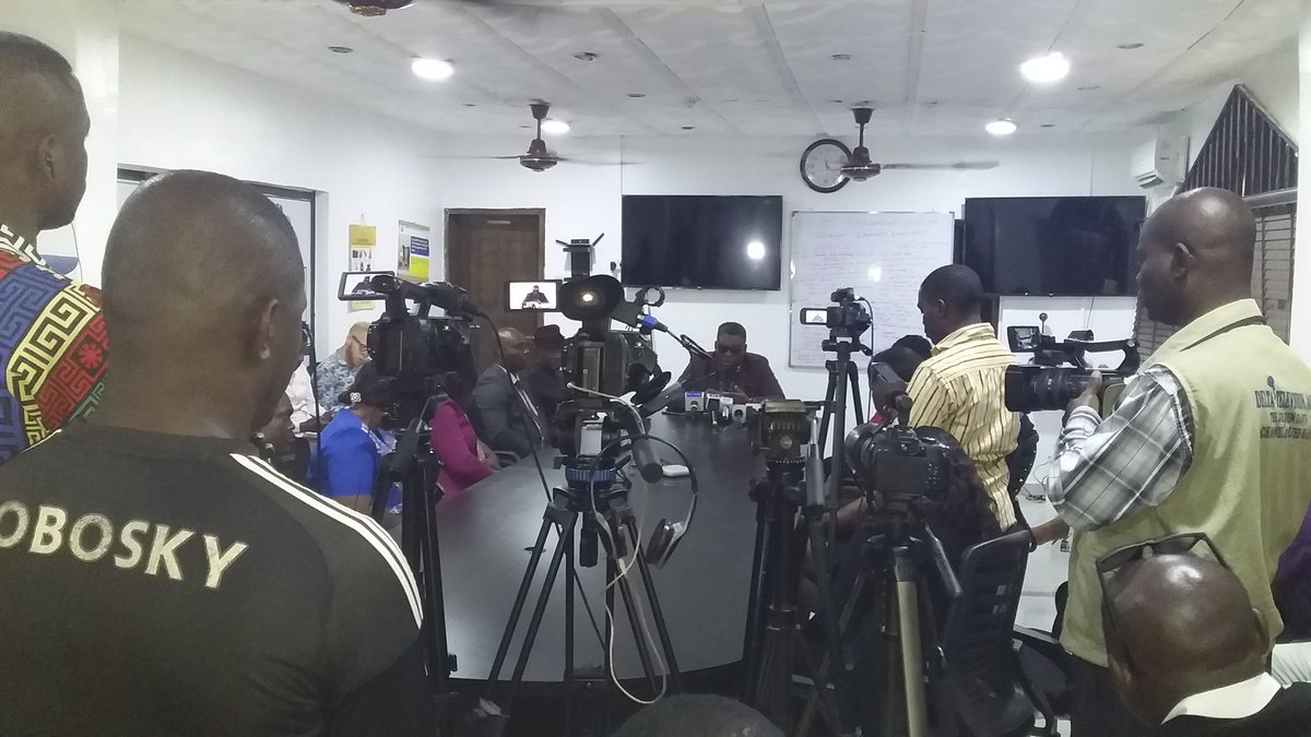 Contact tracing and sensitization have commenced in earnest.The Hon. Commissioner for Health  did a press briefing today to sensitize the public as all efforts is being put on deck to combat the situation.