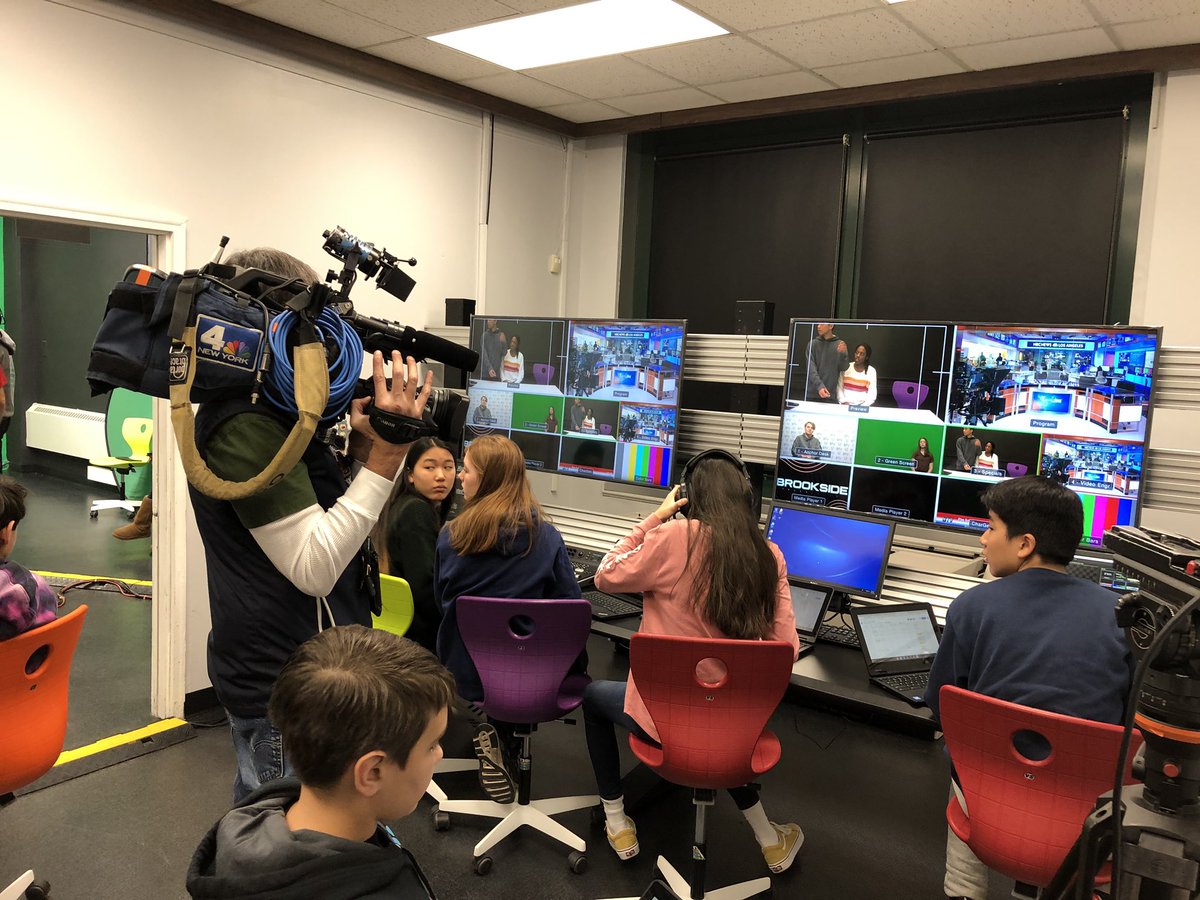 Reporting live from Brookside School in Allendale NJ! Thanks to the 8th graders for inviting us to be part of their morning newscast today <a href="/NBCNewYork/">NBC New York</a> #nbc4NY <a href="/Allendalek8/">Allendale District</a> <a href="/SchoolBrookside/">Brookside School</a>