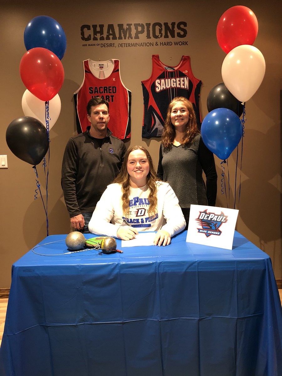 It’s official! Headed to Chicago in the fall. Can’t wait to get started with <a href="/DePaulXCTF/">DePaul XC/TF</a>! #hammertime Thank you to everyone for your support!