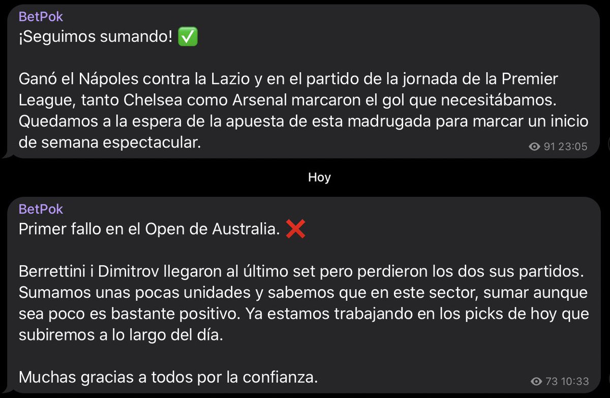 BetPok's tweet photo. Resumen de las dos apuestas de ayer. Pese acertar una y fallar otra, la buena gestión del stake nos permite sumar. https://t.co/LeQuImvx9b