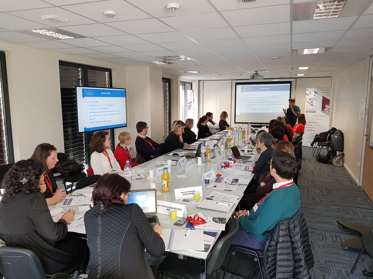 Ce mardi 21 janvier, CARSO Pharmaceutique a reçu la Commission Affaires Réglementaires de l'Afipral. Ensemble, nous avons pu échanger sur les #nitrosamines. Merci à chaque participant.