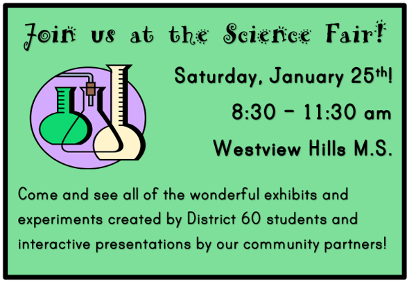 Science Fair is this Saturday! #D60Learns