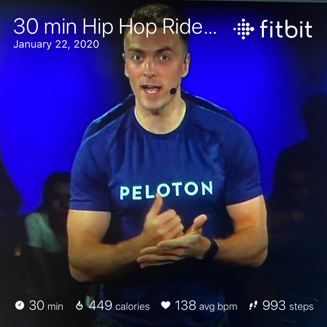 SpartyHawkCache's tweet photo. “Missed The Party ... Only 6 HRS Late!” 🎂🎉🎁
(WEIGHT: 199.3 LBS)
(TEMP: bedroom climate)
(EXERTION: 30 mins on @onepeloton Hip Hop Ride workout)
(Happy b-day to @BenjaminAlldis ... #FedFit451.)
#OutputPush #FindThatExtra1Percent #RiseUp2TheChallenge https://t.co/tlFGwt0mpC