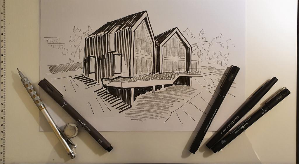 utoArchitecture's tweet image. It always starts with a sketch at Charles Mullineux Design

Concept for a one off new build house.
.
#charlesmullineuxdesign #architecture #design #sketch #sketchbook #archidaily #archidaily #architecture_hunter #architect #architectureporn #architecturedesign #architecturelovers