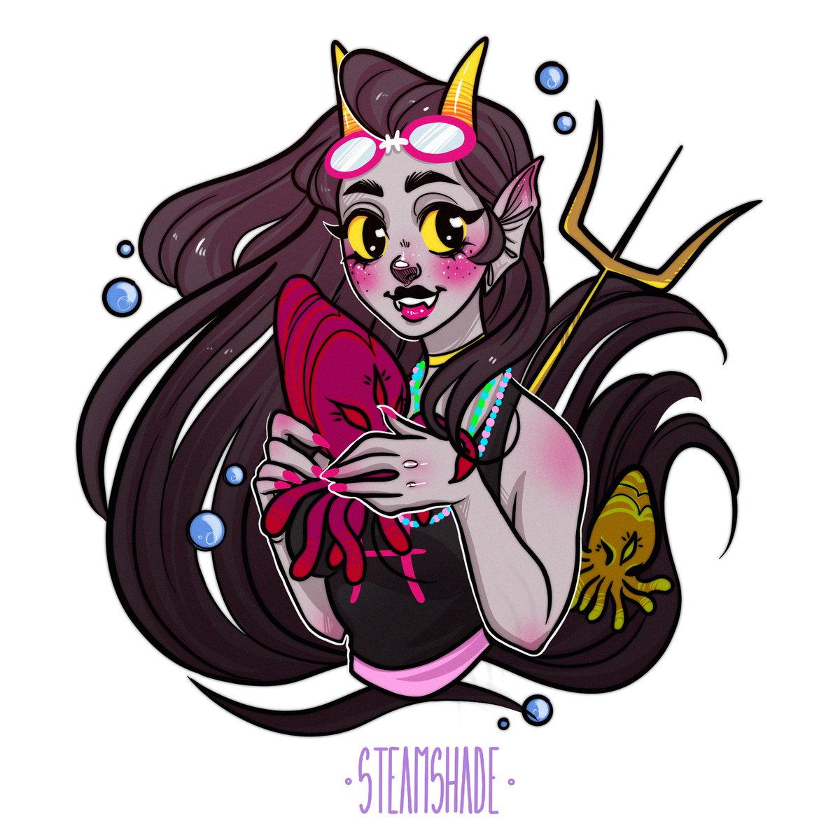 ♓Glub glub♓
_____
#feferi #feferipeixes #Homestuck #pesterquest #pesterquestart