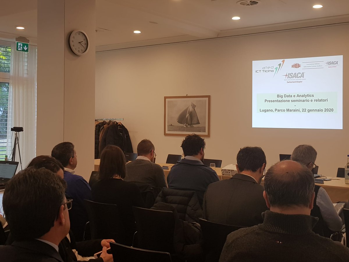 atedIctTicino's tweet photo. Pronti per un seminario interessante sui "Big Data & Analytics" in collaborazione con AIEA e ISACA Svizzera.
#seminar #bigdata #analtytics https://t.co/2XnSJksp5g