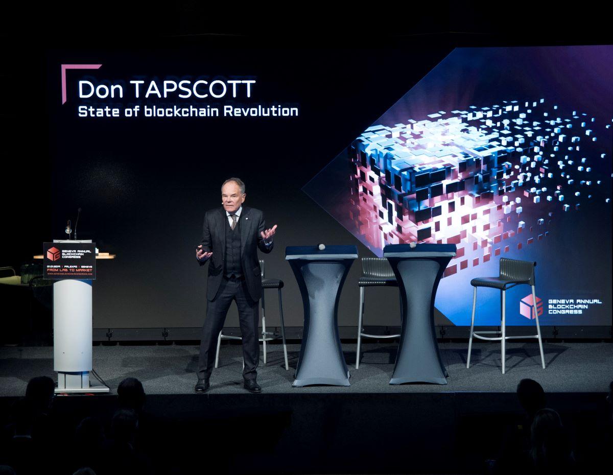 With more than 1'100 participants, 85 conferences and 120 speakers, the Geneva #Blockchain Congress confirmed #Geneva as a Blockchain hub! A highlight was <a href="/dtapscott/">Don Tapscott</a>, Co-Founder of the Blockchain Research Institute, presenting his vision for the future of BC technology!