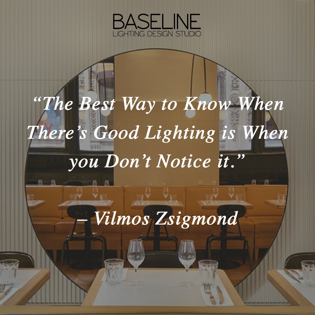 DesignBaseline's tweet photo. “The Best Way to Know When There’s Good Lighting is When you Don’t Notice it.” – Vilmos Zsigmond
#Lighting #Light #Lights #LightingDesign #LightingControls #LightingDesignAgency #DesignQuote #DesignQuotes #Architecture #InteriorDesign #InteriorDesigner https://t.co/iDp2bRsUPq