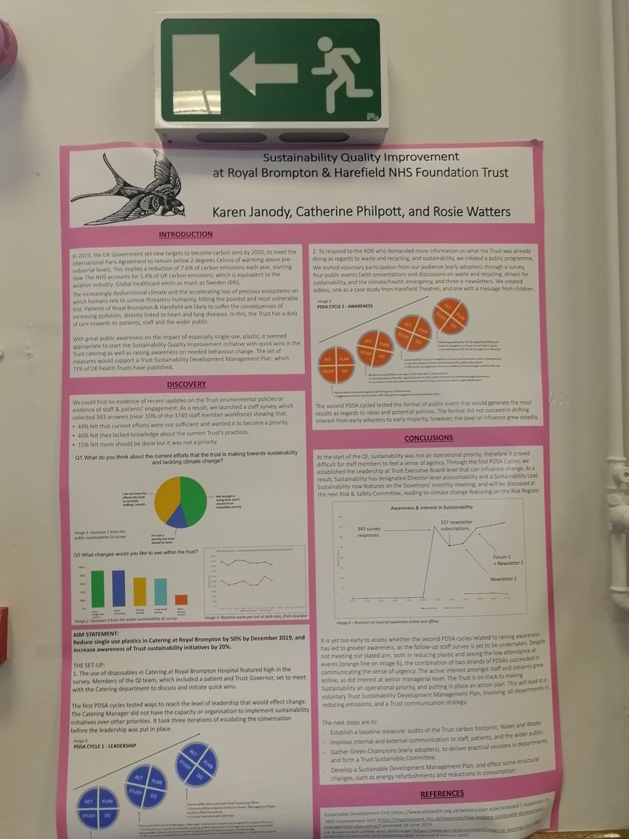 rbharts's tweet photo. #QIcomp5 in full swings with really interesting presentations @RBandH
Here's our #Sustainability QI poster - under the emergency exit sign lol
Good work everyone! And thanks to the #QI team to make this happen!
@lungsatwork @Bhavin_MehtaPT
@helen__parrott & team https://t.co/nQ1MwmdeVa