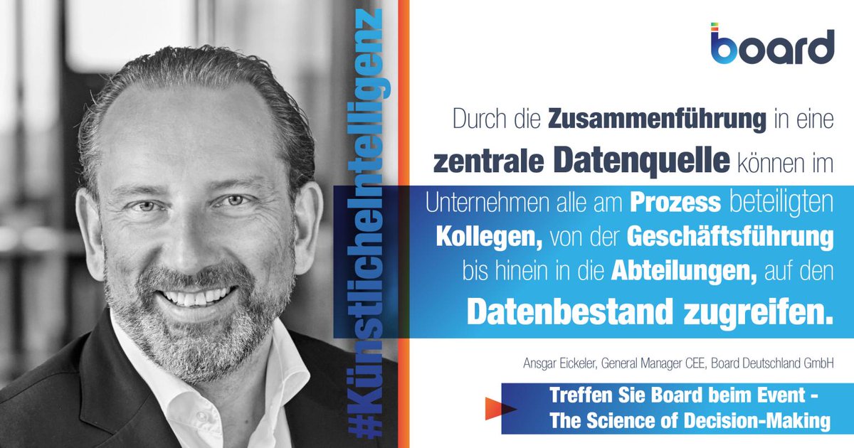 The Science of Decision-Making -> Board International, wie eine integrierte Unternehmenssteuerung den Weg hin zu einem zukunftsfähigen Unternehmen vereinfacht.

 03. März in Berlin:
lnkd.in/gevBNQ3

10. März in Köln:
lnkd.in/gnzytcd