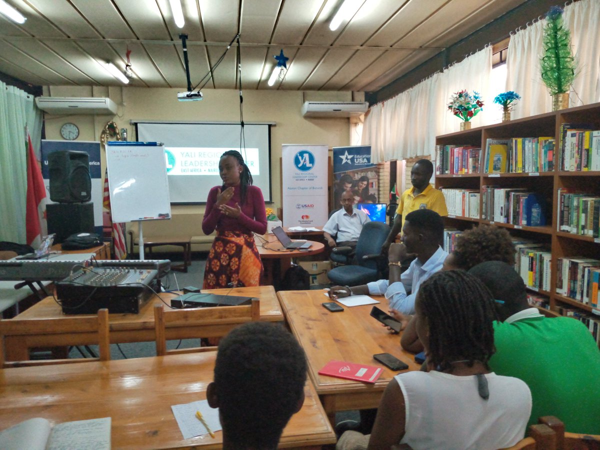 The <a href="/Yali_Burundi/">YALI RLC Alumni Chapter of Burundi</a>  is currently running an information session about how to apply for @YALIRLCEA  program.

#YALITransformation