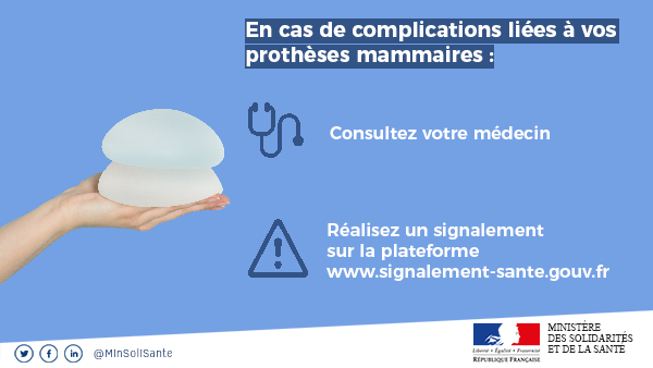 Sante_Gouv's tweet photo. La pose de #ProthèsesMammaires internes n’est pas anodine. 
‍⚕ En cas de complications, vous devez consulter votre médecin.
📲 Vous pouvez déclarer tout événement indésirable sur https://t.co/Eg825X6yCM https://t.co/EPOdoU8tq3