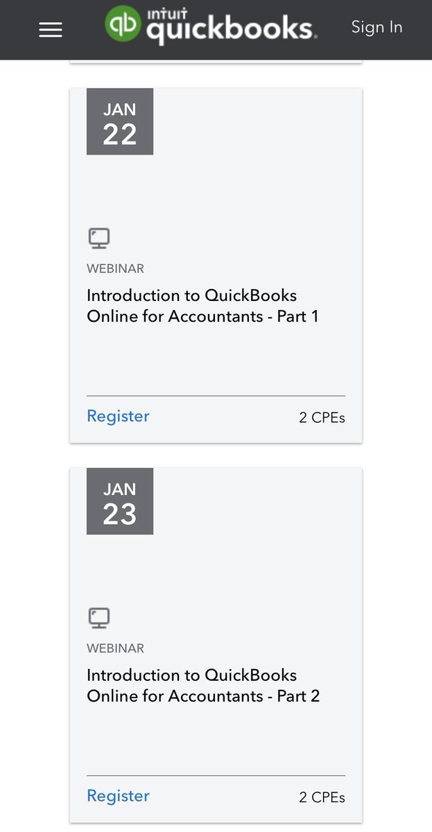 KathyGrosskurth's tweet photo. Join me today and tomorrow for Introduction to #QuickBooksOnline for #Accountants Part 1 (1/22) and 2 (1/23). It is free, but you need to register. Hope to โseeโ you there! โค๏ธ #qbtrainingevents #qboa #BackingYou #poweringprosperity #CPA #tax #Bookkeeping
https://t.co/Z7tUqOgQLj https://t.co/DdvIx4W0sv