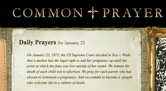 ShaneClaiborne's tweet photo. Jan. 22,1973 the US Supreme Court ruled in the historic case of Roe v. Wade. We lament the death of each child lost to abortion. We pray for each parent who has chosen to terminate a pregnancy. And we commit to become a people who welcome life in a culture of death.
#CommonPrayer https://t.co/N9psP3s9Sk