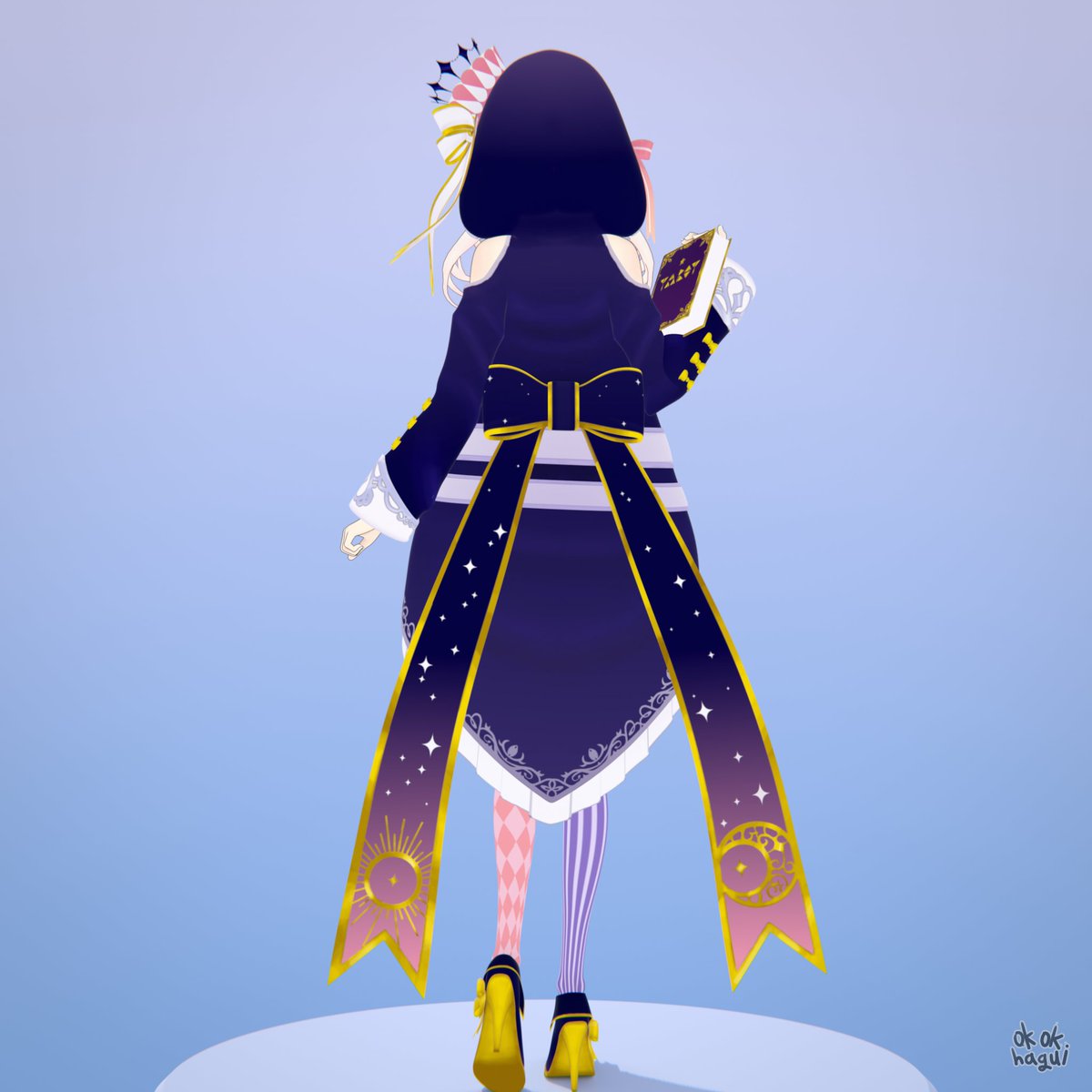 Okokhaguki Vtuberのセフィラ スウちゃんを作りました せふぃらーと d Blender