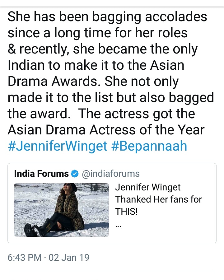 ultrapie13's tweet photo. @LionRajuVM I vote #JenniferWinget for best TV Icon #LionsGoldAwards #LionsGoldAwards2020 @LionsGoldAwards https://t.co/2ANrxWWOWU