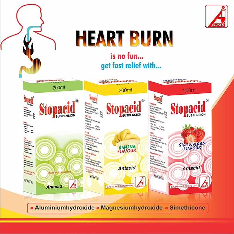 AfrabChem's tweet photo. Do you have heartburn? Take #STOPACID!
Stopacid is uniquely formulated to provide quick and sustained relief from heartburn and indigestion. #HealthTips #AfrabFact https://t.co/E7k7LpXiNx