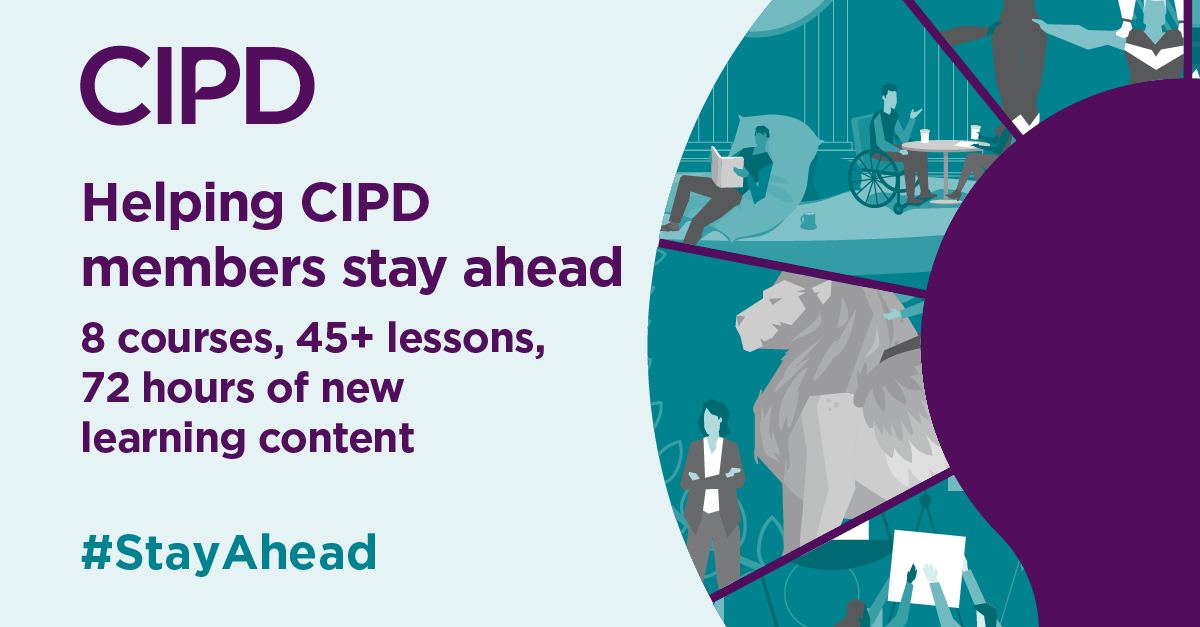 Massive well done to the <a href="/CIPD/">CIPD</a> Learning Team for creating new exclusive, FREE development courses for <a href="/CIPD/">CIPD</a> members. Amazing online content underpinning all 8 core behaviours of the <a href="/CIPD/">CIPD</a> Profession Map. #StayAhead! Take a peek at peopleprofession.cipd.org/learning