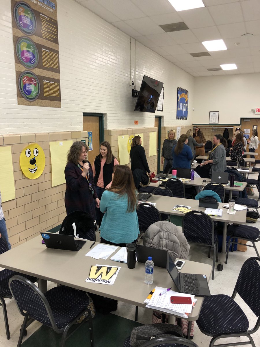 Opening our EMS meeting with a pin the nose in the smiley face!  Celebrating National Happiness Week!