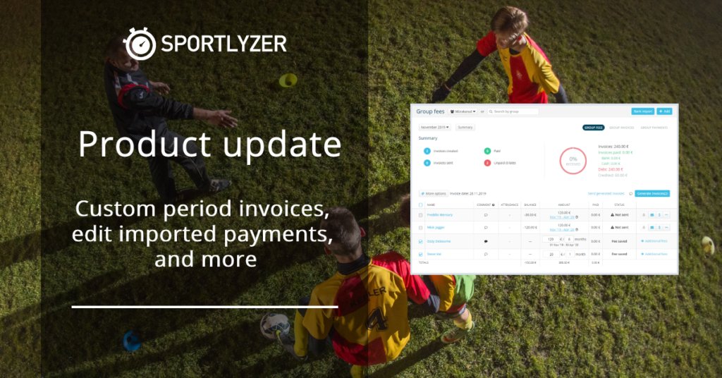 We have recently finished a big update to the Invoicing functionality:
- Create invoices for custom periods.
- Edit imported bank statement information.
- Add members to projects by groups.
- Add (and see) the reason for crediting an invoice.
buff.ly/2GarwGA