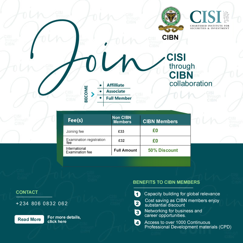 cibnigeria's tweet photo. Join @CISI through @cibnigeria collaboration now:
https://t.co/1QXLntsQP4…/resourceDownloads/1579268993downloads.pdf
#CIBNCISI
#CIBNCOLLABORATION https://t.co/BQ8ZT0a7qR