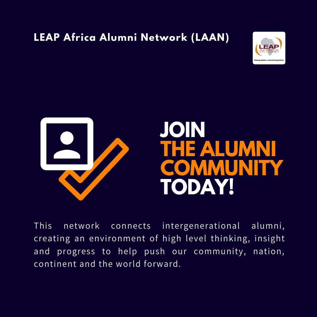 LEAPAfrica's tweet photo. Connect with LEAP's Alumni as LAAN and join our online community to meet with fellow alumni from all around the world.
#leapafrica #leapalumni #youthempowerment #onlinecommunity https://t.co/u2fNTef1Al