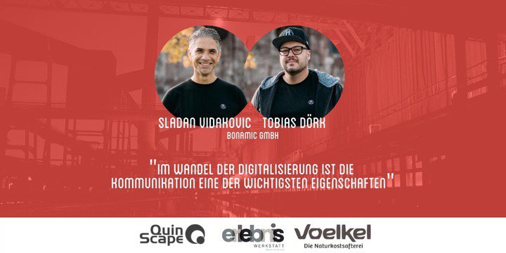 ⏰12minme Ruhr - Wir haben ein großartiges Sprecher-Line-Up für Sie! Our last but not least speakers are Sladan Vidakovic &amp; Tobias Dörk | 28.01.20 | 19:12 | Essen 👉🏼 lnkd.in/d_QxdbY