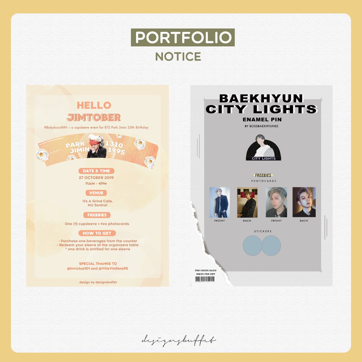 — PORTFOLIO

#NOTICE

#DESIGNCOMMISSION