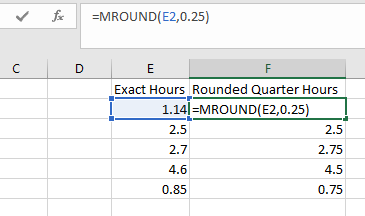 eXPD8Analytics's tweet photo. The MROUND formula in Excel is a really helpful tool for rounding in increments, combining the functionality of floor and ceiling in one quick action #Excel #WednesdayWisdom https://t.co/N5eaEXJZXU