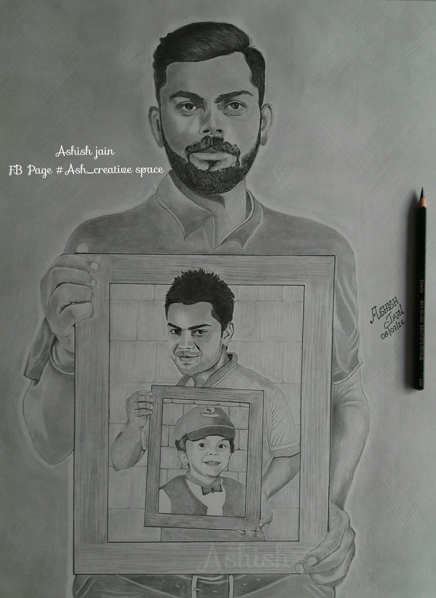 Some of my Pencil Sketches!See This Thread Do Share your Views! & Tag ThemPencil Sketch of The  @imVkohli  @AnushkaSharma @StayWrogn