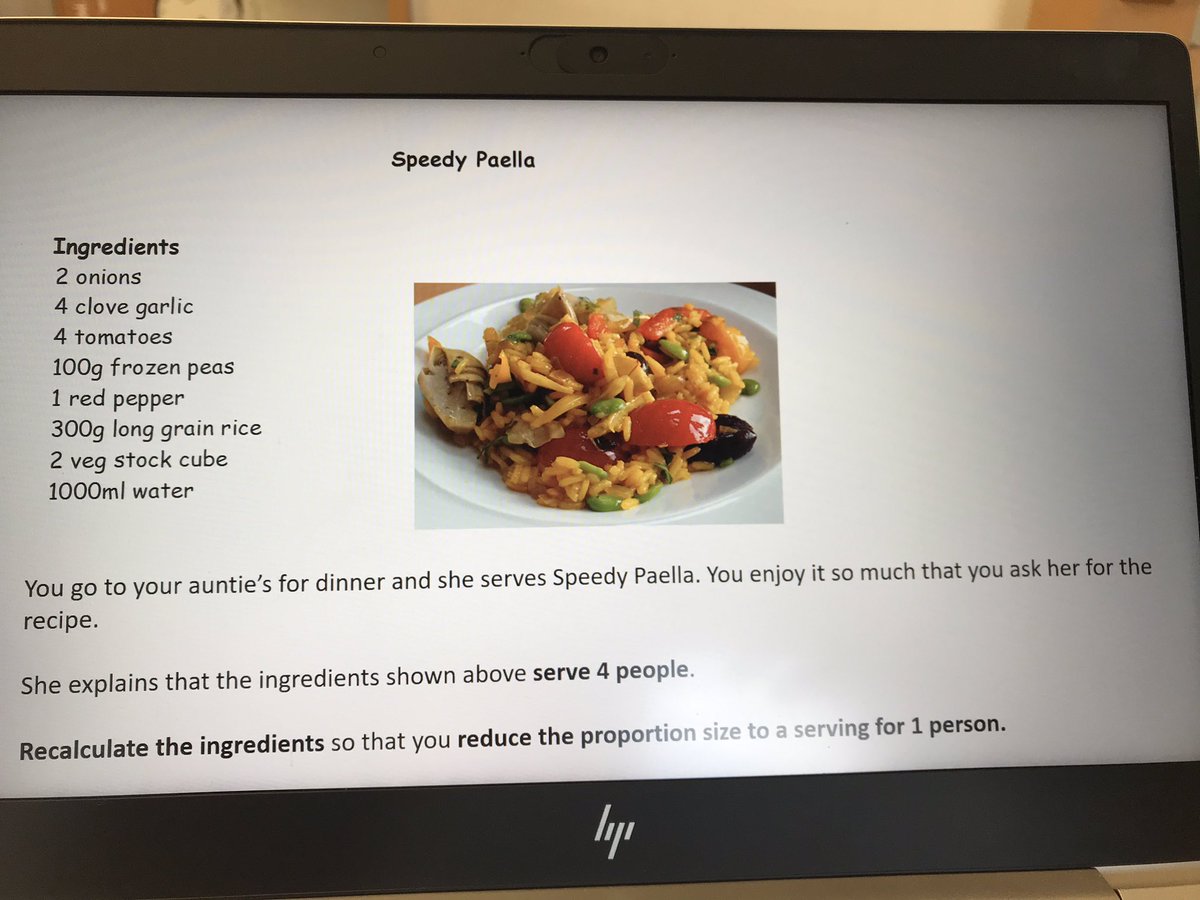 Elizabe23124145's tweet photo. S2 are learning about ratio and proportion this week in Maths and what better recipes to use than the ones they are currently working on in HE. Thank you @PerthGrammar_HE for sharing your recipe booklet with me! #makingitrelevant #idl #speaktoyourcolleagues #teampgs https://t.co/zyttwKGgU5