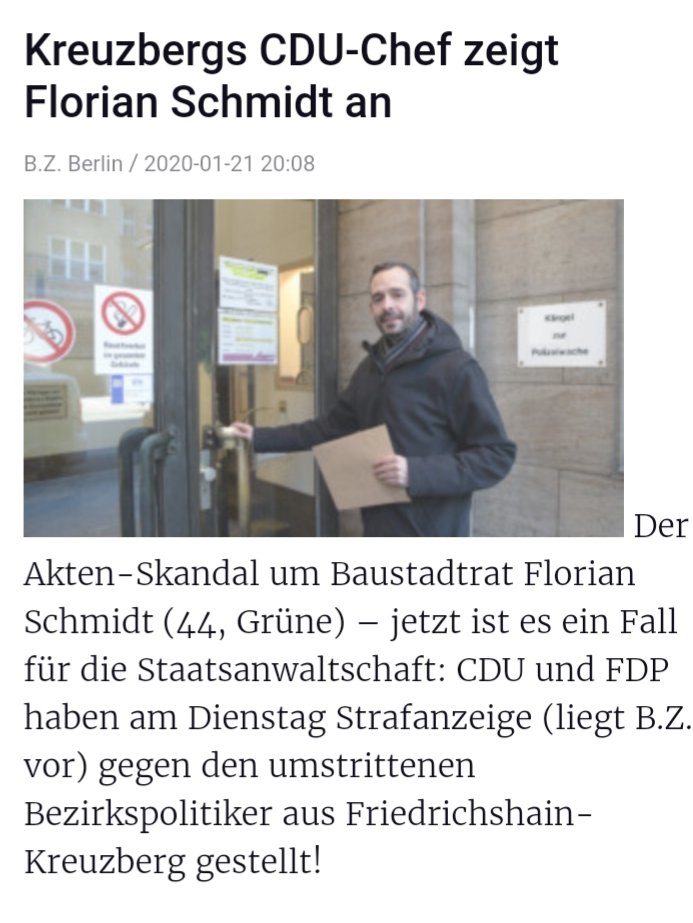 Die Justiz als Plattform zur Selbstinszenierung. Worum geht es eigentlich der <a href="/cduberlin/">CDU Berlin</a> und der <a href="/fdpxhain/">FDP Friedrichshain-Kreuzberg</a>? Man läßt sich in den Boulevardmedien beim Einwerfen eines Umschlags mit Strafanzeigen in Szene setzen. Im Vordergrund steht also nicht Aufklärung sondern Aufmerksamkeit.