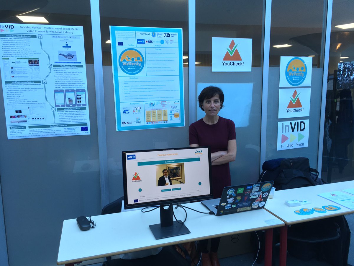 dteyssou's tweet photo. Presenting our @WeVerify and @YouCheckProject work to tackle #disinformation at the @bobcatsss2020 conference near Paris https://t.co/owoQpj3xAA