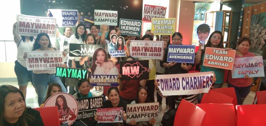 MAYWARDHAOFC's tweet photo. Our Team Live for GGV taping. 

Thank you for coming everyone! 

#WeHeart2HeartYouMayWard 

@maymayentrata07 @Barber_Edward_ https://t.co/hy1VDDiFRU