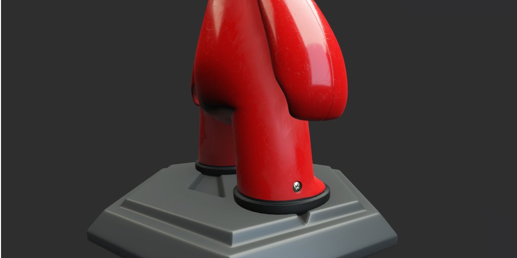 mackinetic's tweet image. Just a quick update with some new details. Added some screws and a plastic seam running along the edge to give a manufactured look.

#MeetMat2 #createwithsubstance #substancepainter #photoshop #gameart #madewithsubstance #3dart #digitalart #cgi #graphicdesign #WIP #workinprogress