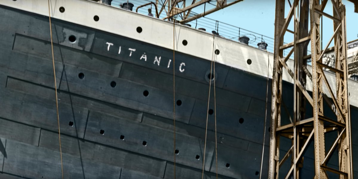 DJNormality's tweet image. Titanic Construction 
#titanic #titanicincolor #sharpdesign
