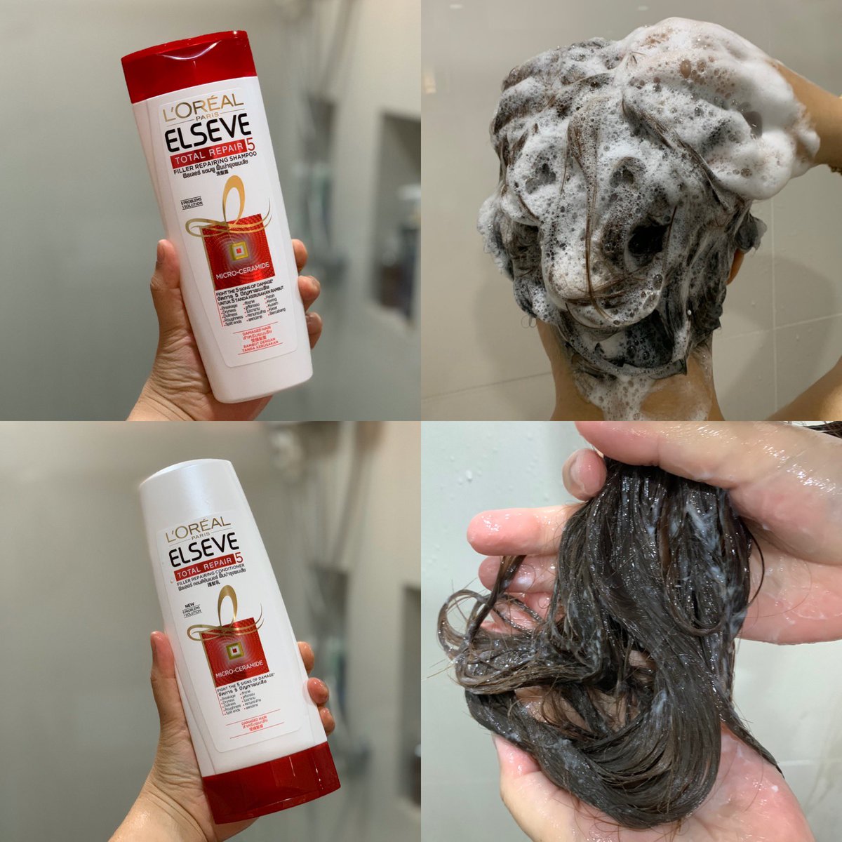 mimilkss's tweet photo. [แจกกกก] แชมพู+ครีมนวด #TotalRepair5 ของ L’Oreal ผมหอมนุ่มลื่นเงาตั้งแต่ครั้งแรกที่ใช้ คือส่วนตัวกัดสีผม ผมโคตรแห้งเสีย เจอคู่นี้เข้าไปยอมแล้วแม่ อยากแจกคนที่มีปัญหาเหมือนเรา

📍กติกา📍10รางวัล
- Follow+Reโพสต์นี้
- เมนชั่นมาบอกหน่อยว่าผมเสียเกิดจากอะไรกันบ้างและติด #TR5เอาผมอยู่ https://t.co/6XyO5qw5tP