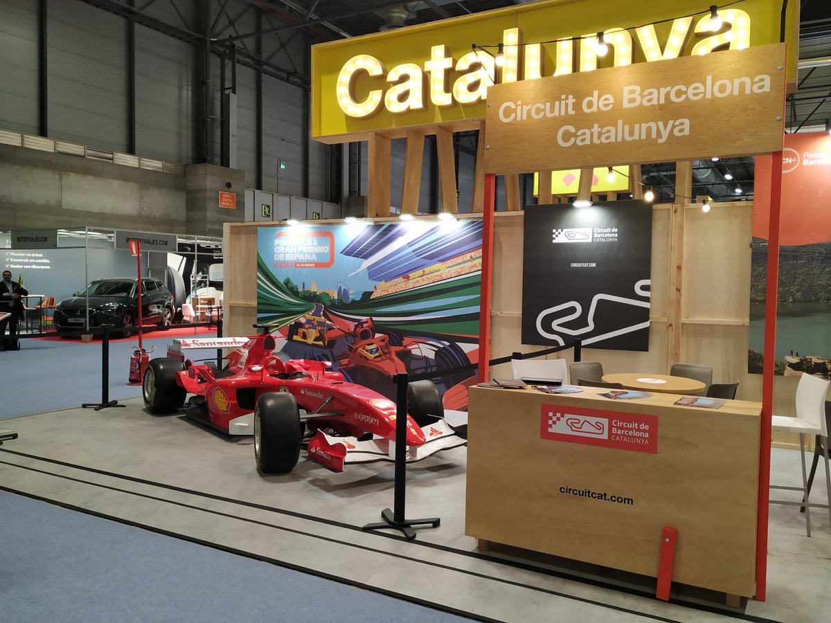 ¡¡Buenos días desde #Fitur2020!!

Un año más presentamos las novedades de este año... y el cartel oficial del #F1 #SpanishGP 2020! 😍

Ven a conocerlo esta semana en <a href="/fitur_madrid/">FITUR</a>!