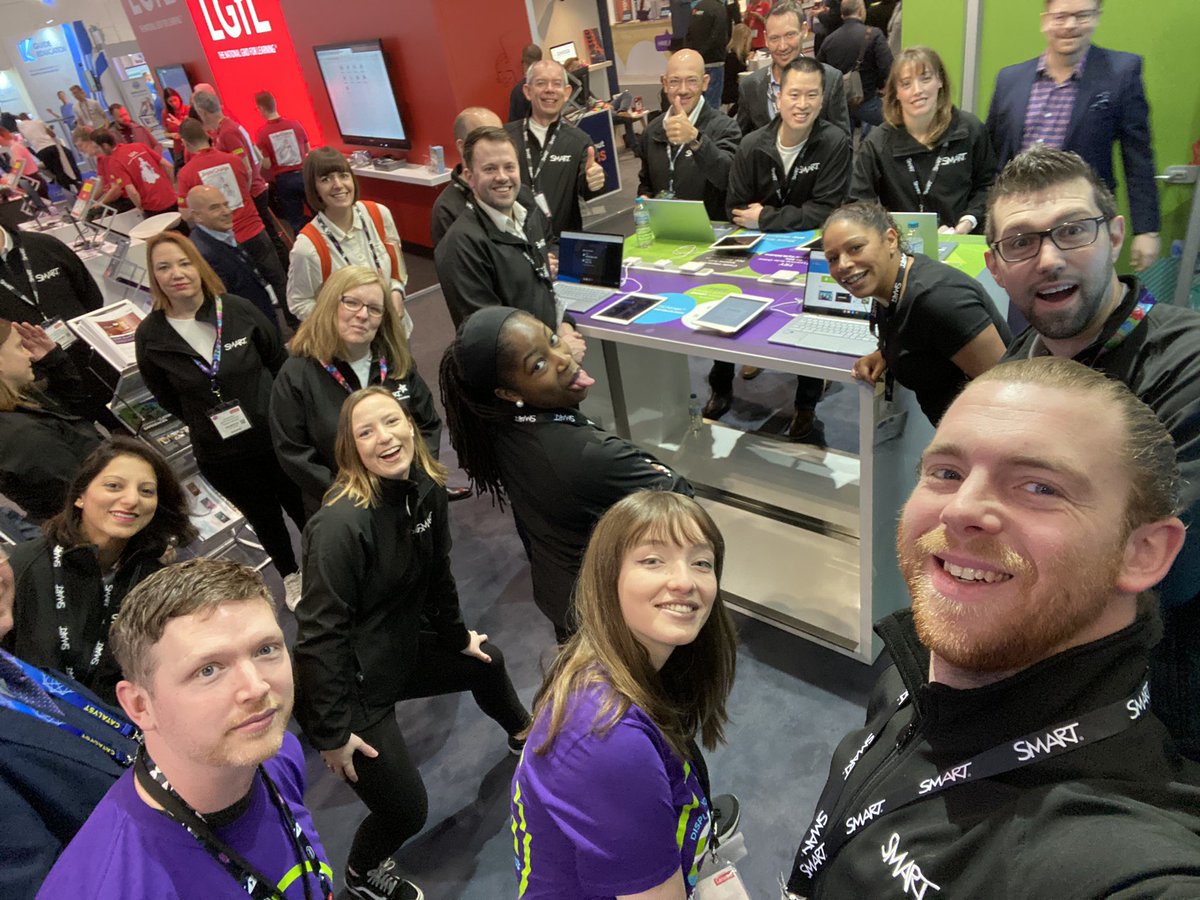 MarkHartwright's tweet image. Ready to go!! @SMART_Tech @Bett_show