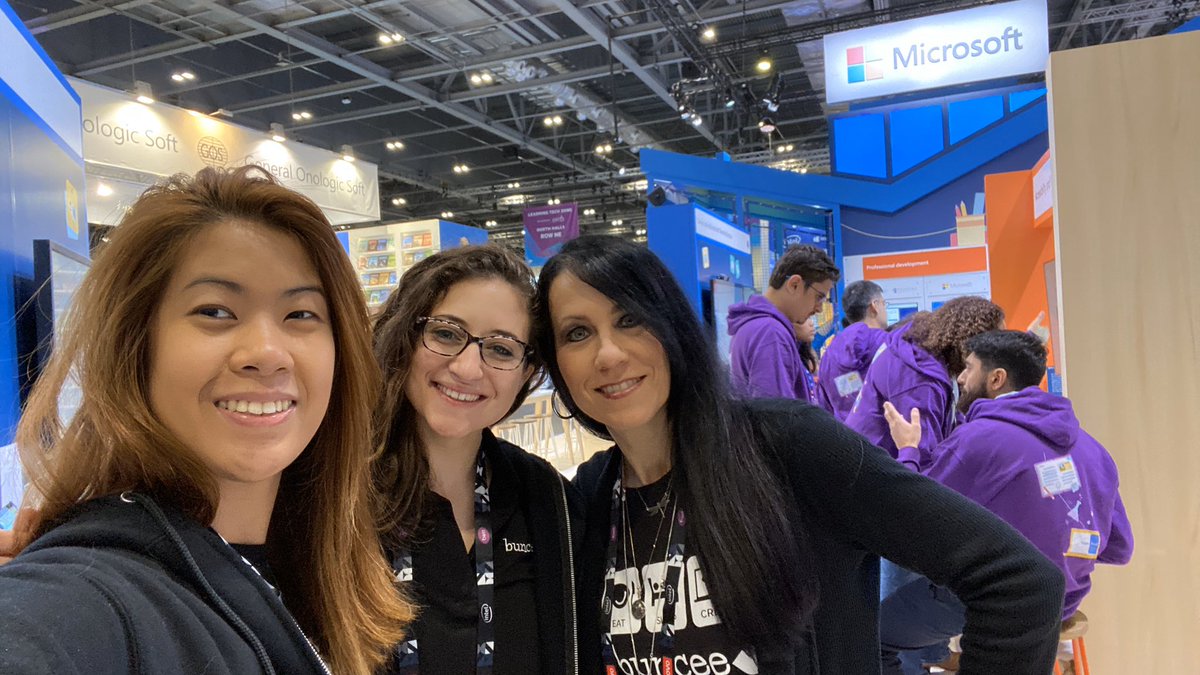 PebbleGoHQ's tweet photo. The day has come! We’re here live at #BETT2020 for the week! 🙌🌟
Stop by the @MicrosoftEDU booth #NF40 and meet some of the #Buncee crew 👋🎉👍 @cescaarturi @BunceeBryan @eda_gimenez @Rdene915 @mariearturi https://t.co/pVl2hVyjN8