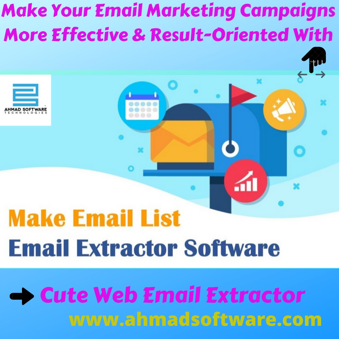 Ahmadsofttech's tweet image. Cute #WebEmailExtractor is the most trusted, fast and result-oriented #emailaddressextractor software for internet email marketing. 
ahmadsoftware.com/69/cute-web-em…
#ZindagiTamasha
#USA #linkedin
#StayStrongShehnaaz
#Bollywood #socialmedialife
#SaudiArabia
#WednesdayWisdom
#DonaldTrump