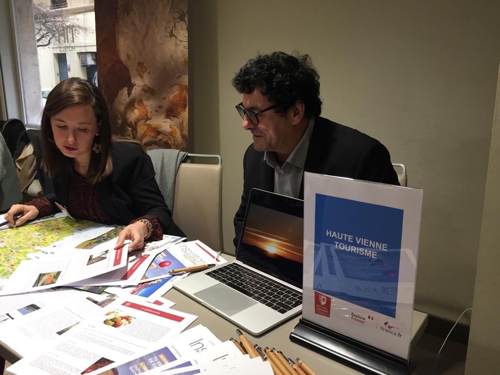 Rencontre avec la presse, les tours opérateurs et agences espagnols lors de l'Off <a href="/fitur_madrid/">FITUR</a> 🇪🇦 avec <a href="/NA_Tourisme/">Nouvelle-Aquitaine Tourisme</a> #tourisme87