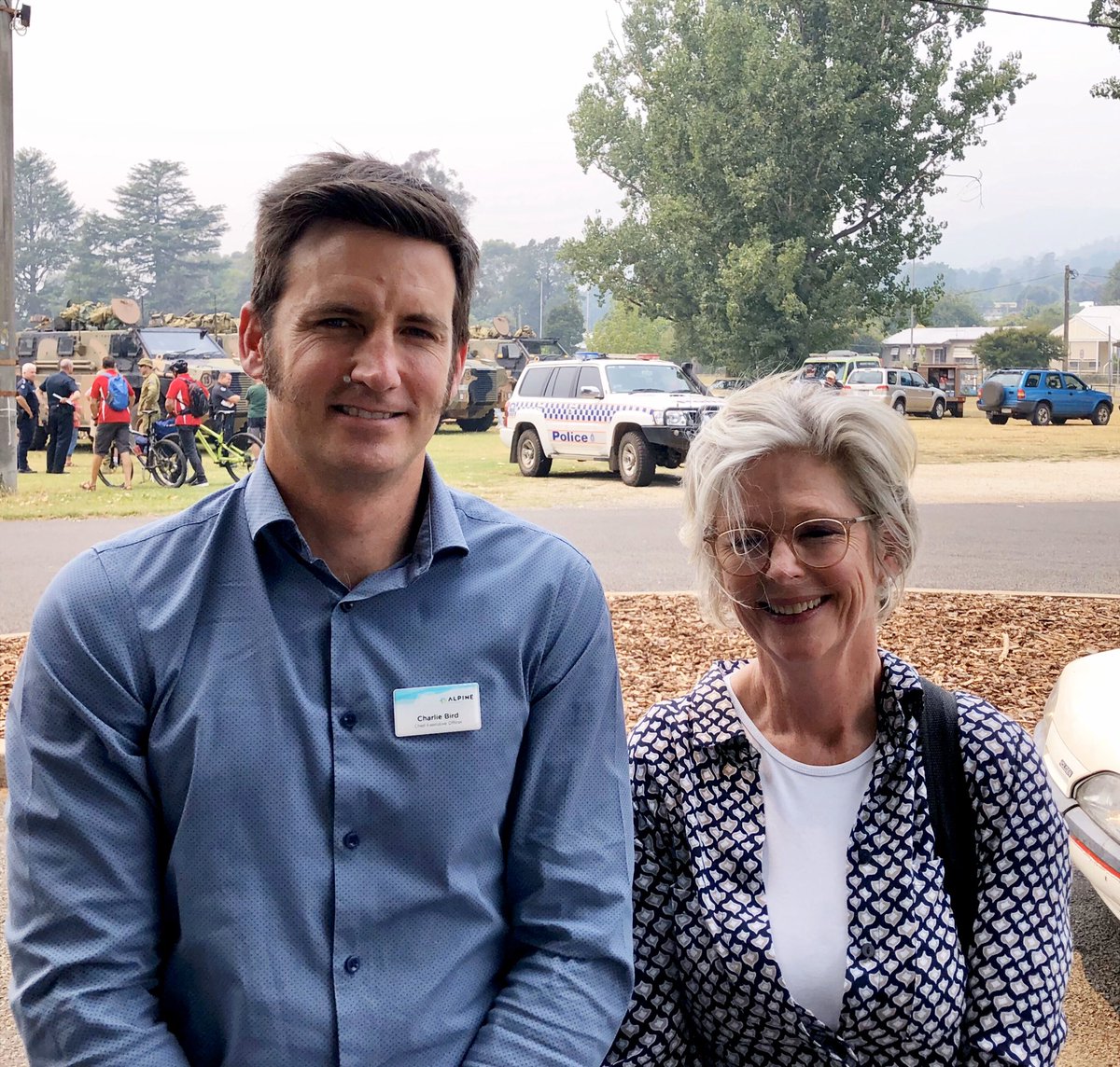 helenhainesindi's tweet photo. So pleased to support great work and advocacy for its communities by #AlpineShire to secure a disaster declaration, $1m federal recovery grant and help for people and business affected by the #Abbeyard #VicFires emergency. https://t.co/mNDbHzAYVy
#Auspol #IndiCares #IndiVotes https://t.co/fiYiFLXtDf