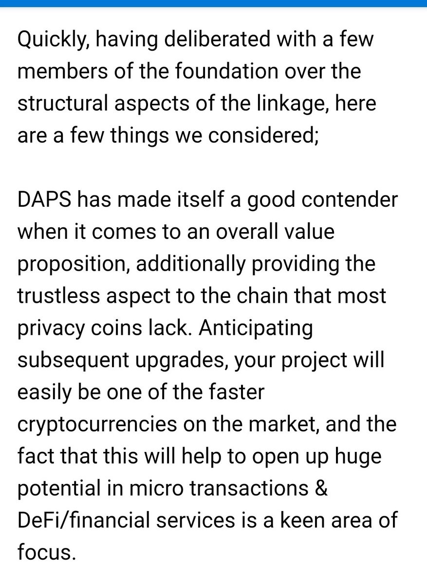 AdeldMeyer's tweet photo. When a top 10 #crypto gives you a compliment 😳💪

Bright future ahead for our $DAPS project. Truly honored to have met a few amazing people in this industry.

This industry will only get stronger and better if peers can work together. #fintech https://t.co/1WCAdLldd8