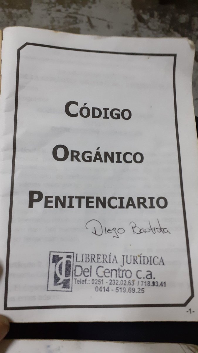 cpab11's tweet photo. Un feliz día para todos, amaneciendo con nuestro código en pie siempre enmarcado para ayudar así a la humanización del hombre y la mujer nueva, en su derecho a la vida y una nueva oportunidad de reincorporarse a la sociedad.. Amen dios nos bendiga a todos en VENEZUELA. https://t.co/RiBKC3xSrc